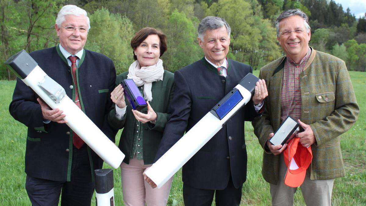 Heinz Gach, Barbara Fiala-Köck, Gerhard Kurzmann und Karl Lautner (von links)