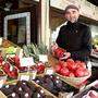 Goran Repac, neuer Obst- und Gemüsehändler auf dem Benediktinermarkt
