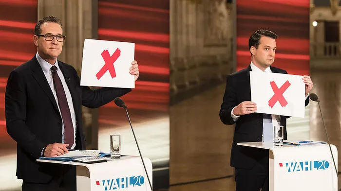 "Auch du, mein Sohn Brutus." - Heinz-Christian Strache gibt im Duell mit seinem Wiener FPÖ-Nachfolger Dominik Nepp den Cäsar.
