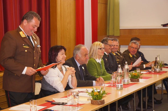 Hauptbrandinspektor Erwin Gattringer erzählte stolz einige Highlights aus den vergangenen Jahren.