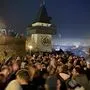 Silvester rund um den Grazer Uhrturm