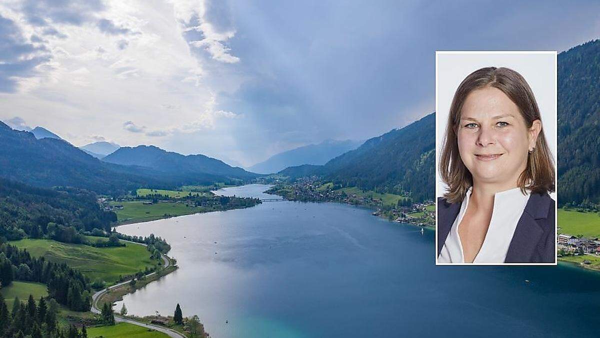 Die neue Bürgermeisterin der Gemeinde Weißensee: Karoline Turnscheck