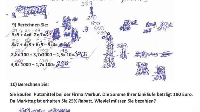 Hier wurde es kompliziert...