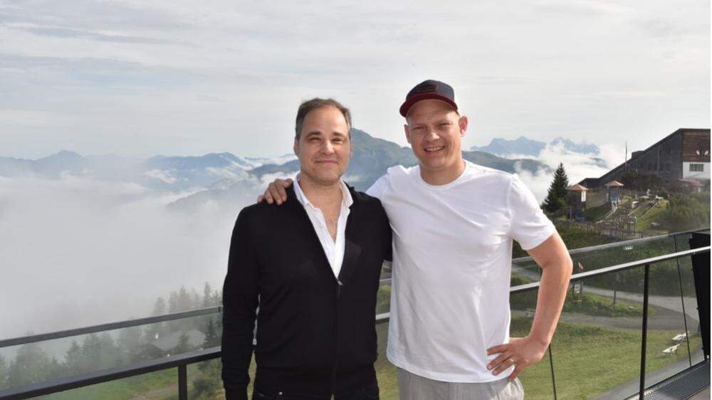 Michael Reisch (rechts) tritt als Leiter des Filmfestival Kitzbühel zurück und übergibt die Leitung an Markus Mörth