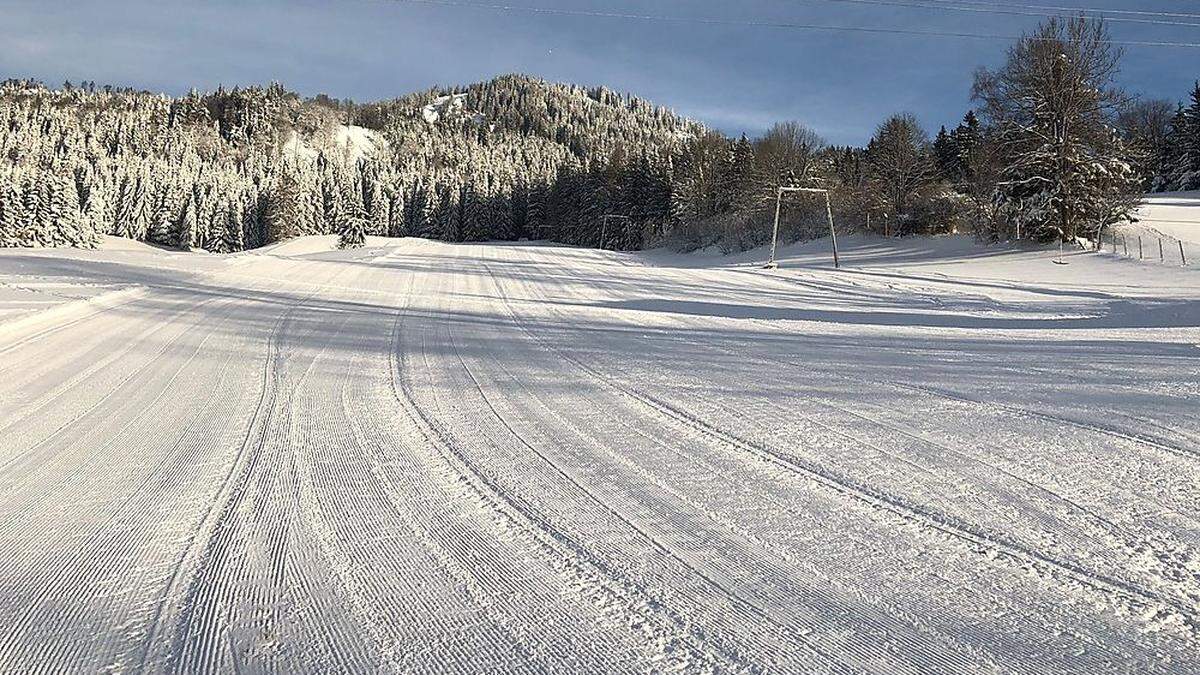 Vor wenigen Wochen waren die Pisten in Wald am Schoberpass schon weiß 