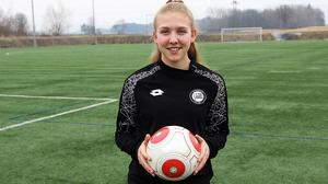 Ein Fußballtalent: Die 15-jährige Schülerin Julia Wagner
