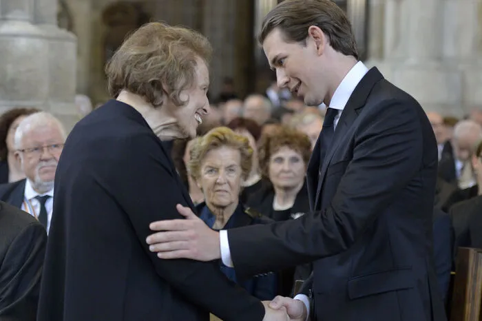 Edith Mock mit Sebastian Kurz