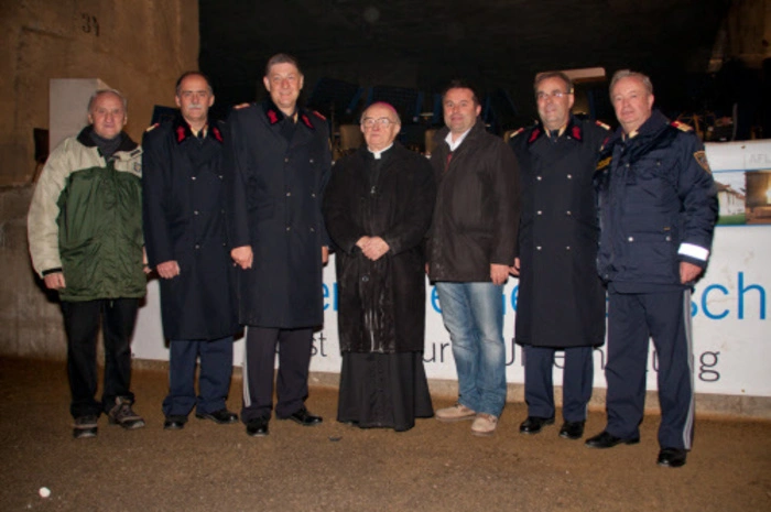 Bei einem Konzert der Polizeimusik Steiermark in Aflenz 2010: Franz Trampusch, August Feyerer, Peter Klöbl, Johann Weber, Peter Sunko, Josef Reich, Peter Weberhofer