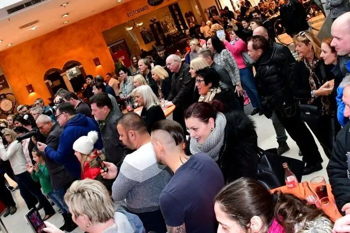 Großer Andrang in der Shoppingcity
