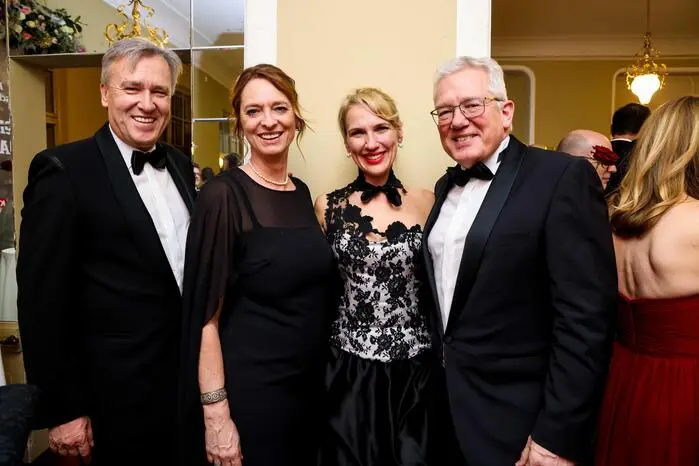 Christian Jauk (GRAWE Bankengruppe), Xenia Daum, Kathrin Nachbaur und Thomas Spann