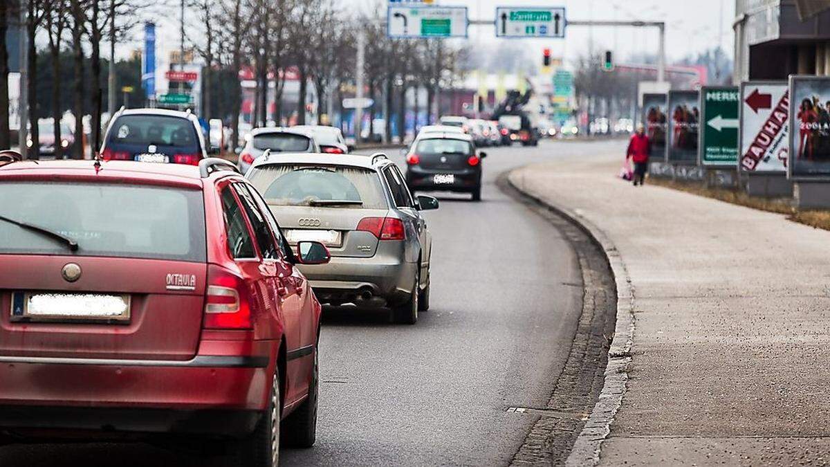 In der Völkermarkter Straße Ecke Inglitschstraße wird ab Mittwoch gebaut