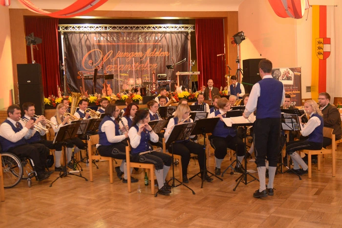 Marktkapelle Eberndorf-Kühnsdorf sorgte für die musikalische Begrüßung der Gäste