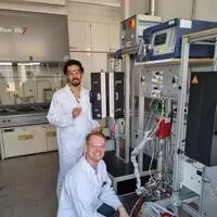 Professor Christoph Rameshan forscht gemeinsam mit Tobias Berger an dem Projekt