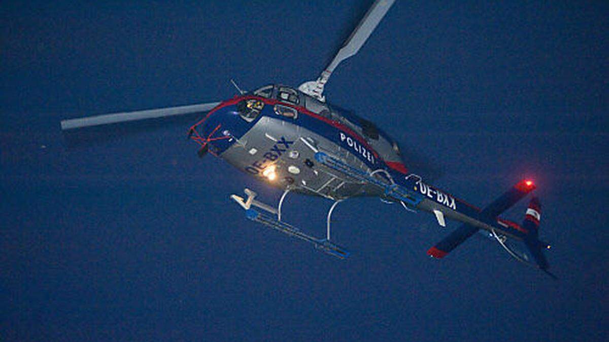 Polizeihubschrauber im Einsatz (Sujet)