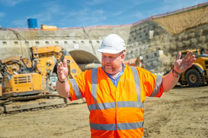 Projektleiter des Tunnelbaus ist Herwig Moser.