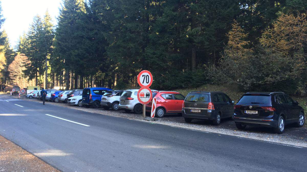 Parken beim Schöcklkreuz: Dies könnte bald zu bezahlen sein - und zwar online