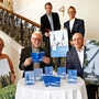Fotograf Fessl, Bischof Marketz, Vorstandsdirektor Messner, Landesdirektor Bucher und redaktioneller Gesamtverantwortlicher Kapeller (von links)