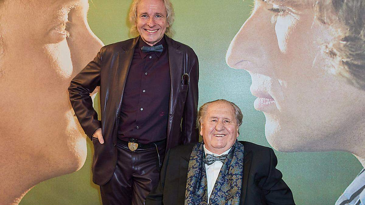 &quot;Supernase&quot; Thomas Gottschalk und Film-Produzent Karl Spiehs am Dienstag in Wien