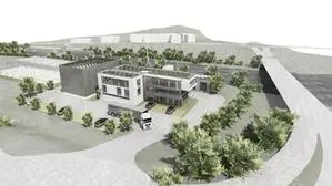 Die 3D-Darstellung einer Betriebsanlage