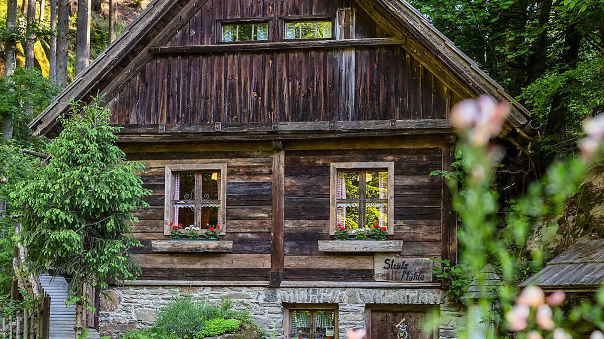 Idyllisches Kleinod: Die Strutz-Mühle im Tal der weißen Sulm