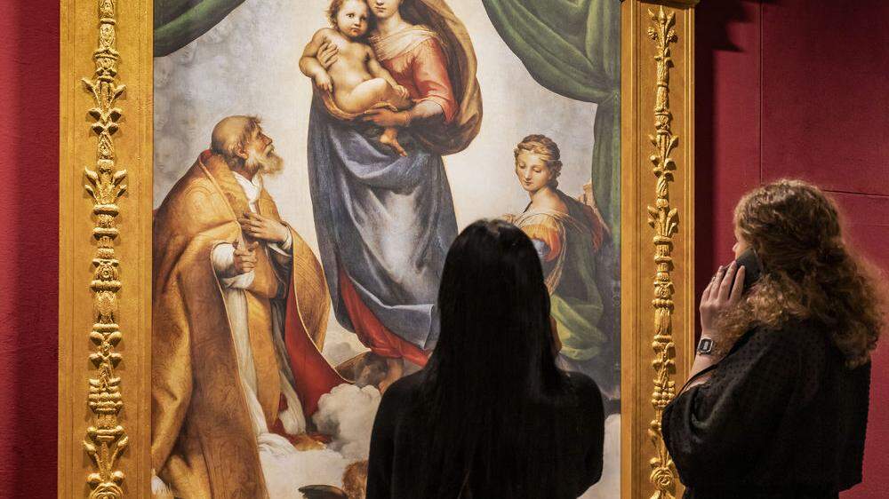Das Original der „Sixtinischen Madonna“ von Raffael befindet sich in der Gemäldegalerie Alte Meister in den Staatlichen Kunstsammlungen Dresden