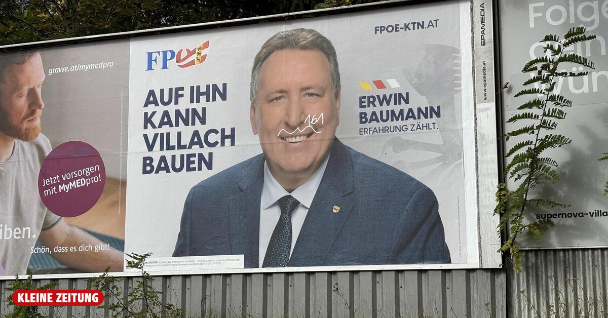 Was bedeutet die Zahl 161 auf FPÖ-Plakaten in Villach?