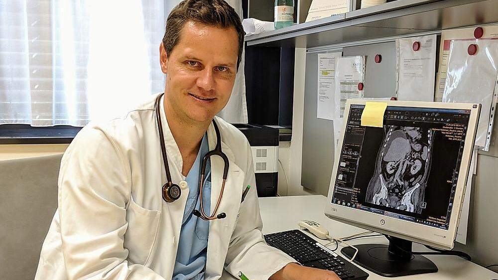 Raimund Kolenik ist Hausarzt in Eberndorf und diensthabender Oberarzt der Chirurgie im LKH Wolfsberg