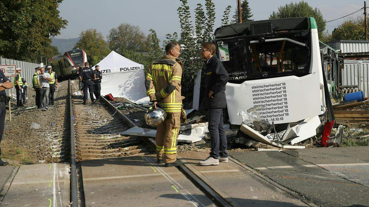 Am 18. September 2018 kam es beim GKB-Bahnübergang in der Grottenhofstraße zu einer Kollision zwischen einem Zug und einem Linienbus. Bei dem Unglück kam die Busfahrerin ums Leben.