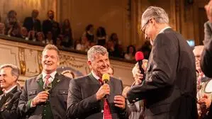 Semino Rossi und Armin Assinger am Oberlandlerball