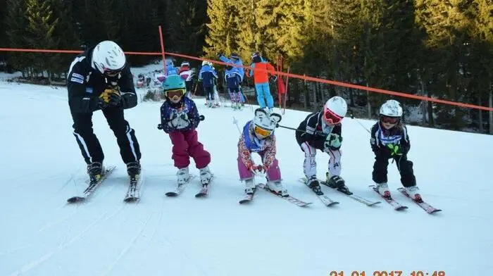 Hans Aschbacher mit den Bambinis
