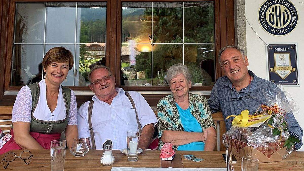 Sigrun Hinteregger, Lothar und Ingrid Au sowie Gerald Hinteregger