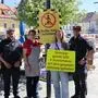 Bürgermeister Harald Bergmann, Revierinspektor Michael Doler, Monika Krist (Eiscafé La Dolce Vita), Gemeinderätin Amra Haller, Rudolf Schlager, Kommandant der Polizeiinspektion Knittelfeld