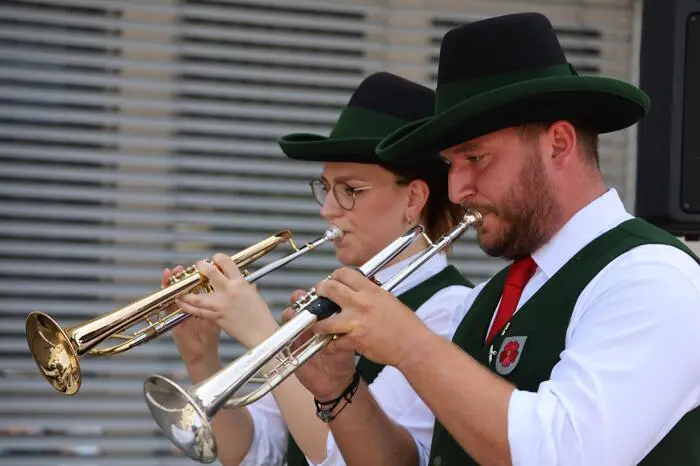 Höhepunkt war die Uraufführung der St. Stefaner „Echo-Turm-Fanfare“