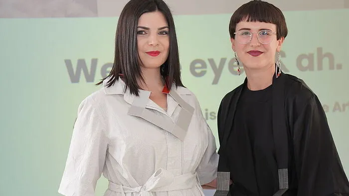 Die Organisatorinnen Caro Berger und Denise Hirtenfelder 