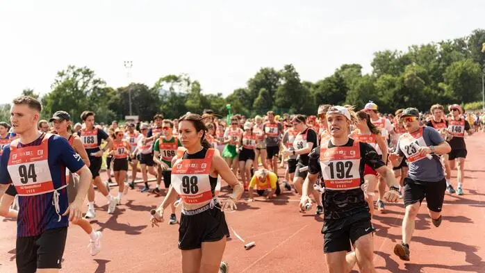 Das 38. USI-Fest startete traditionell mit dem Kleeblattlauf, der bereits zum 40. Mal stattfand. 