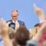 Sommerpresskonferenz: Bundeskanzler Friedrich Merz  vor Journalisten 