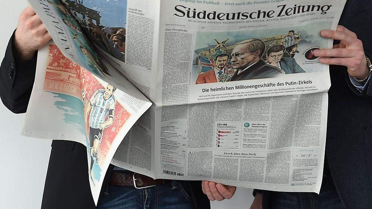 Süddeutsche Zeitung (Sujetbild): Um eine Karikatur voll antisemitischer Klischees ist eine heftige Kontroverse ausgebrochen