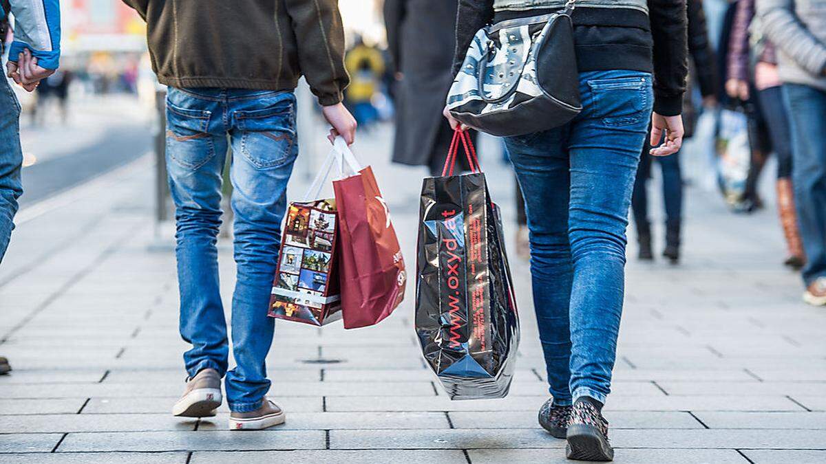 Heute kann man sich mit dem Shoppen in der Innenstadt Zeit lassen