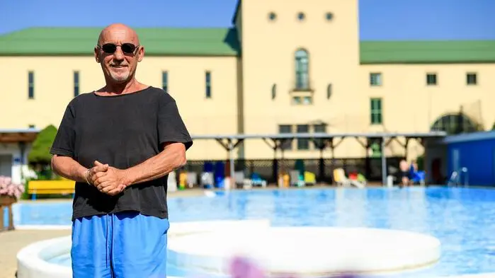 Das Freibad in Pernegg an der Mur ist das Revier von Kurt Gruber