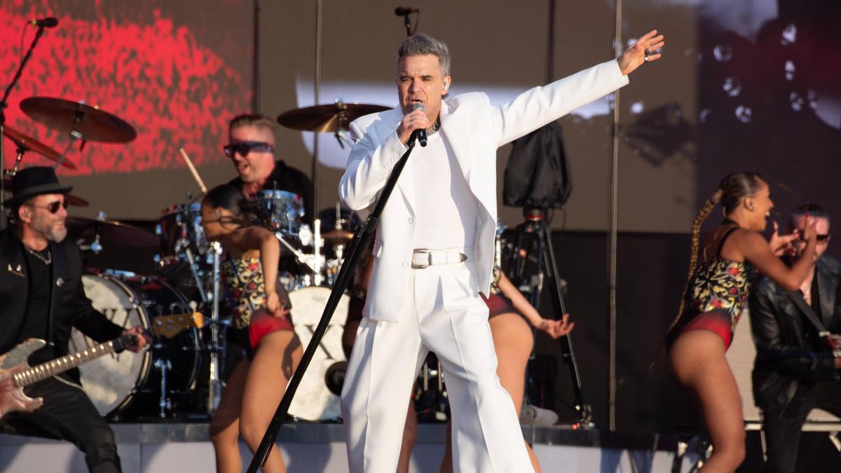 Robbie Williams heuer live im Hyde Park in London