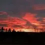 Impression vom Sonnenuntergang in der Oststeiermark