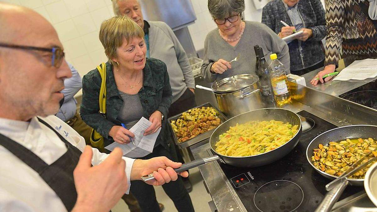 Mimmo Salerno ließ sich in seine Kochtöpfe blicken