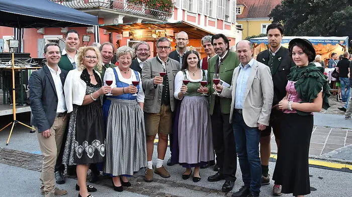 Auch die regionale Prominenz ließ sich den Auftakt von Sturm auf den Schilcher nicht entgehen