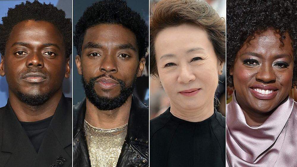 Das sind die Frontrunner in den Schauspiel-Kategorien in dieser Oscar-Verleihung: Daniel Kaluuya, Chadwick Boseman, Yoon Yeo-jeong und Viola Davis