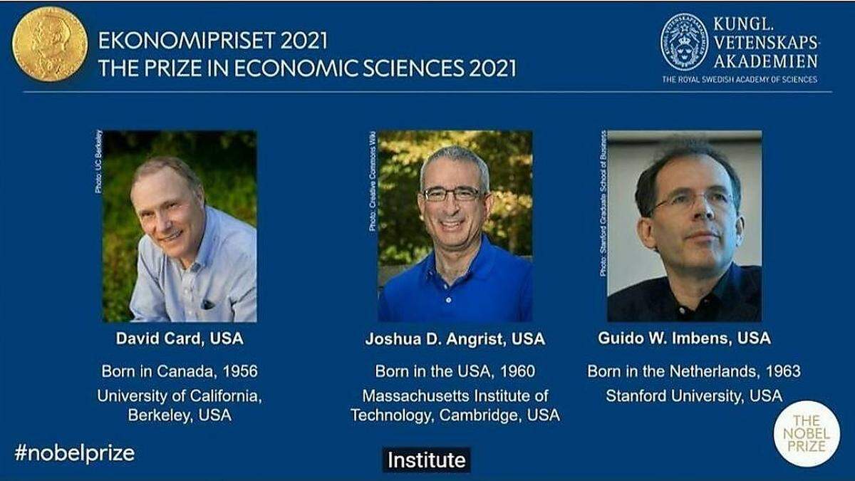 Die Wirtschafts-Nobelpreisträger 2021