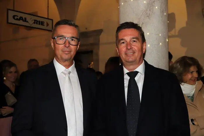 Am Foto die Zwillinge Andreas Gaggl (Leiter der Arbeiterkammer Spittal) und Michael Gaggl (Finanzverwalter in der Gemeinde Spittal). 