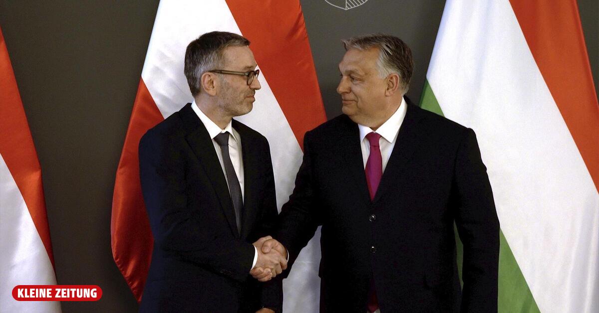 Orbán trifft Kickl:Treffen in Wien: „Patrioten bald mit der Mehrheit im ...