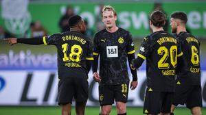Bei Youssoufa Moukoko (18), Julian Brandt, Marcel Sabitzer (20) und Salih Ozcan (6) läuft es in der Bundesliga nicht nach Wunsch