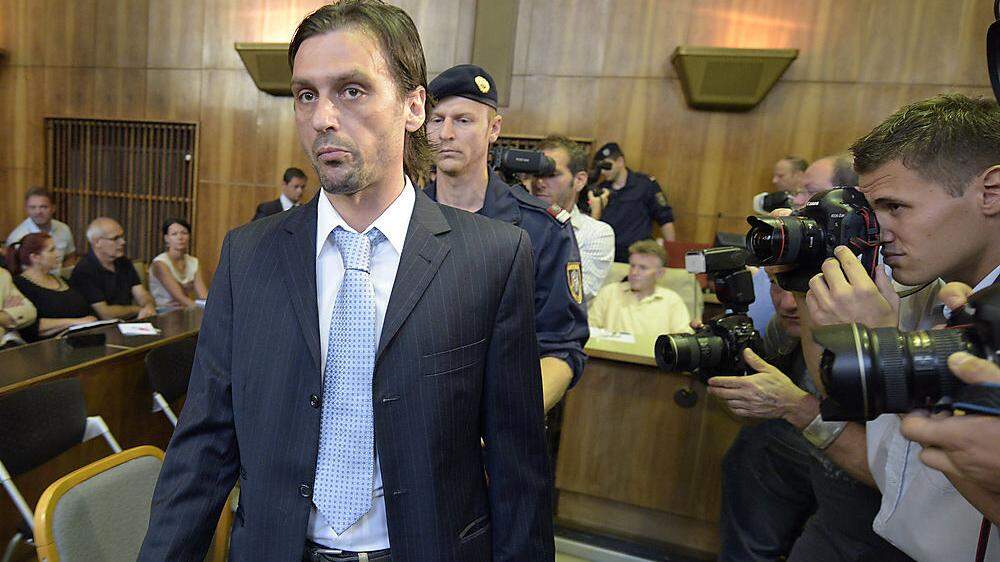 Sanel Kuljic bei seinem Gerichtsprozess am 8. August 2014