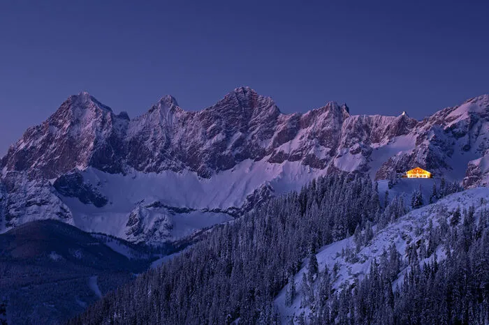Die Hochwurzenhütte in den Schladminger Tauern.